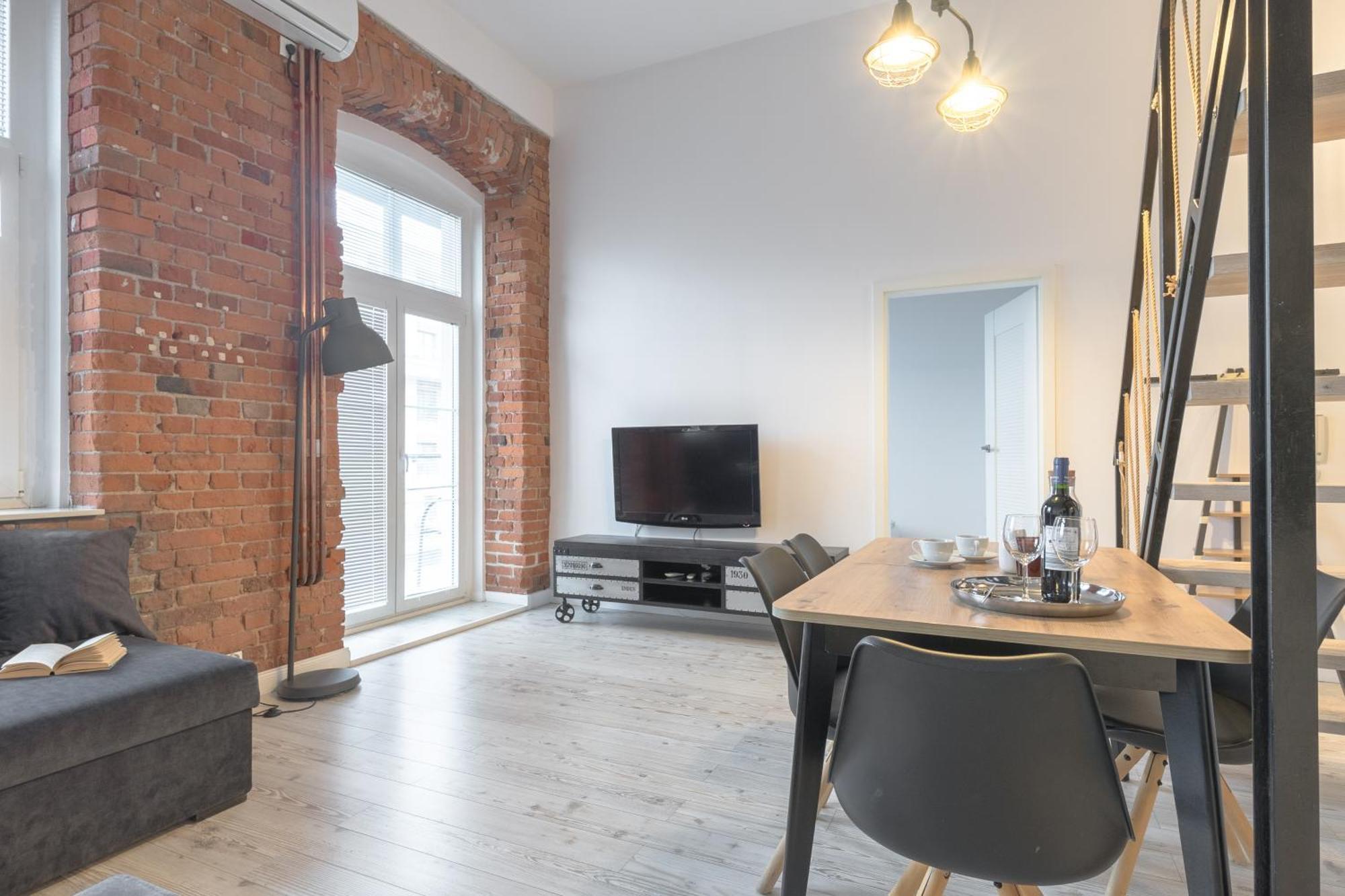 Apartament Z Antresola Nowa Papiernia 브로츠와프 외부 사진