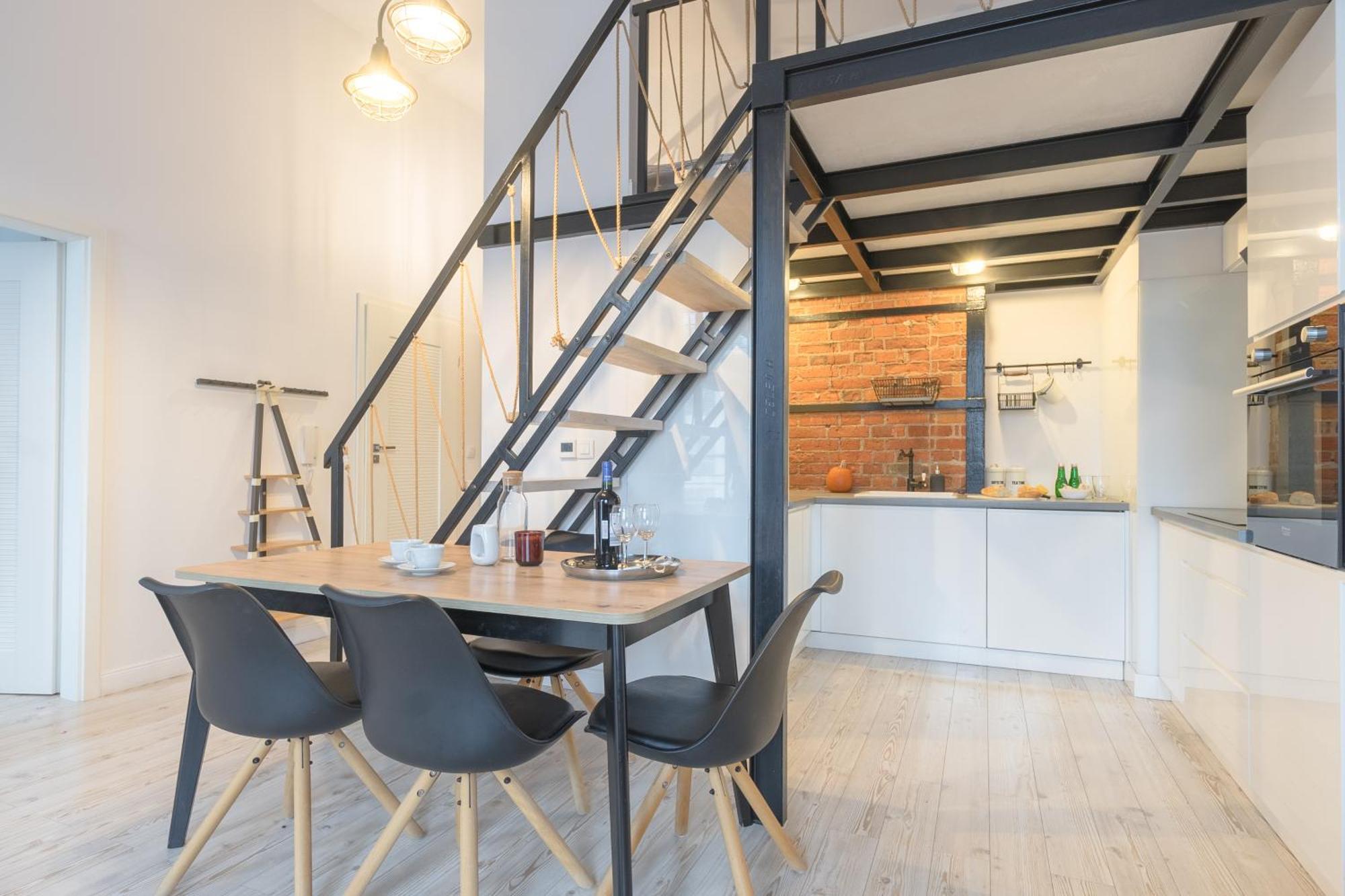 Apartament Z Antresola Nowa Papiernia 브로츠와프 외부 사진